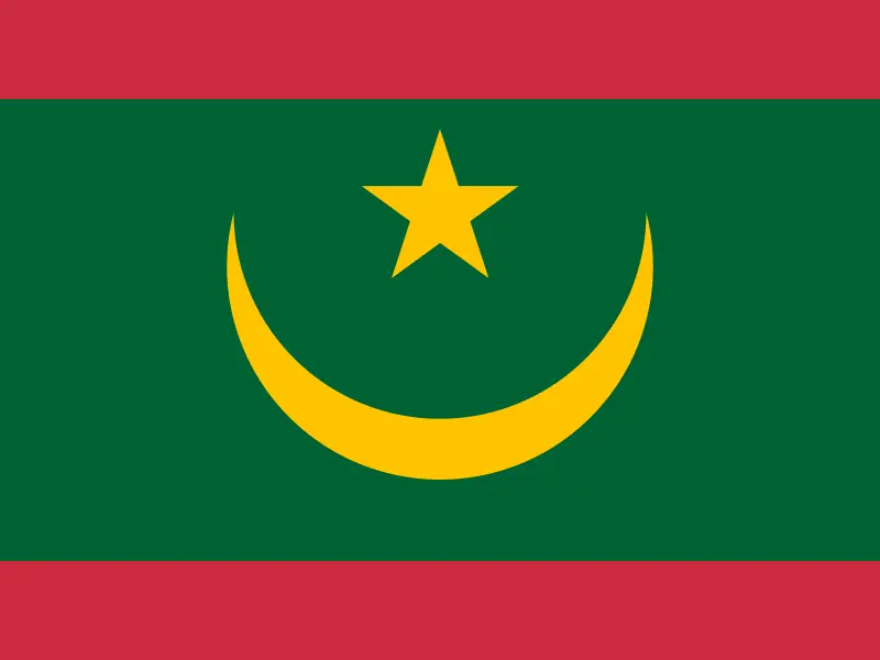 Drapeau — Mauritanie