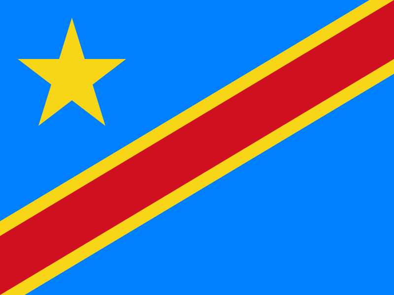 Drapeau — République démocratique du Congo